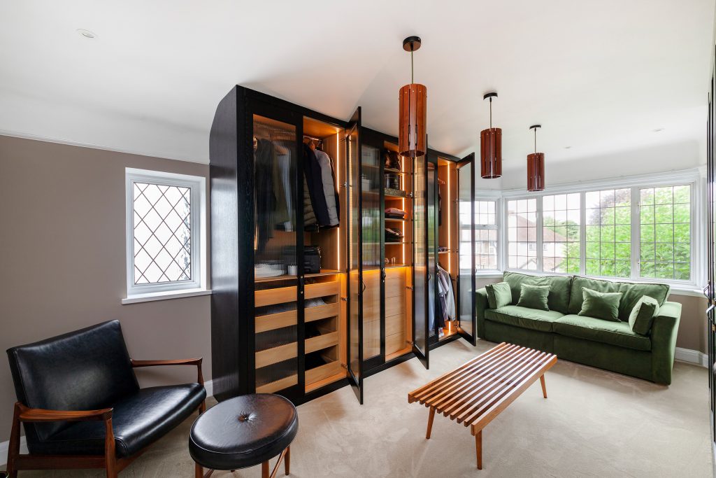 Bespoke fitted dressing room